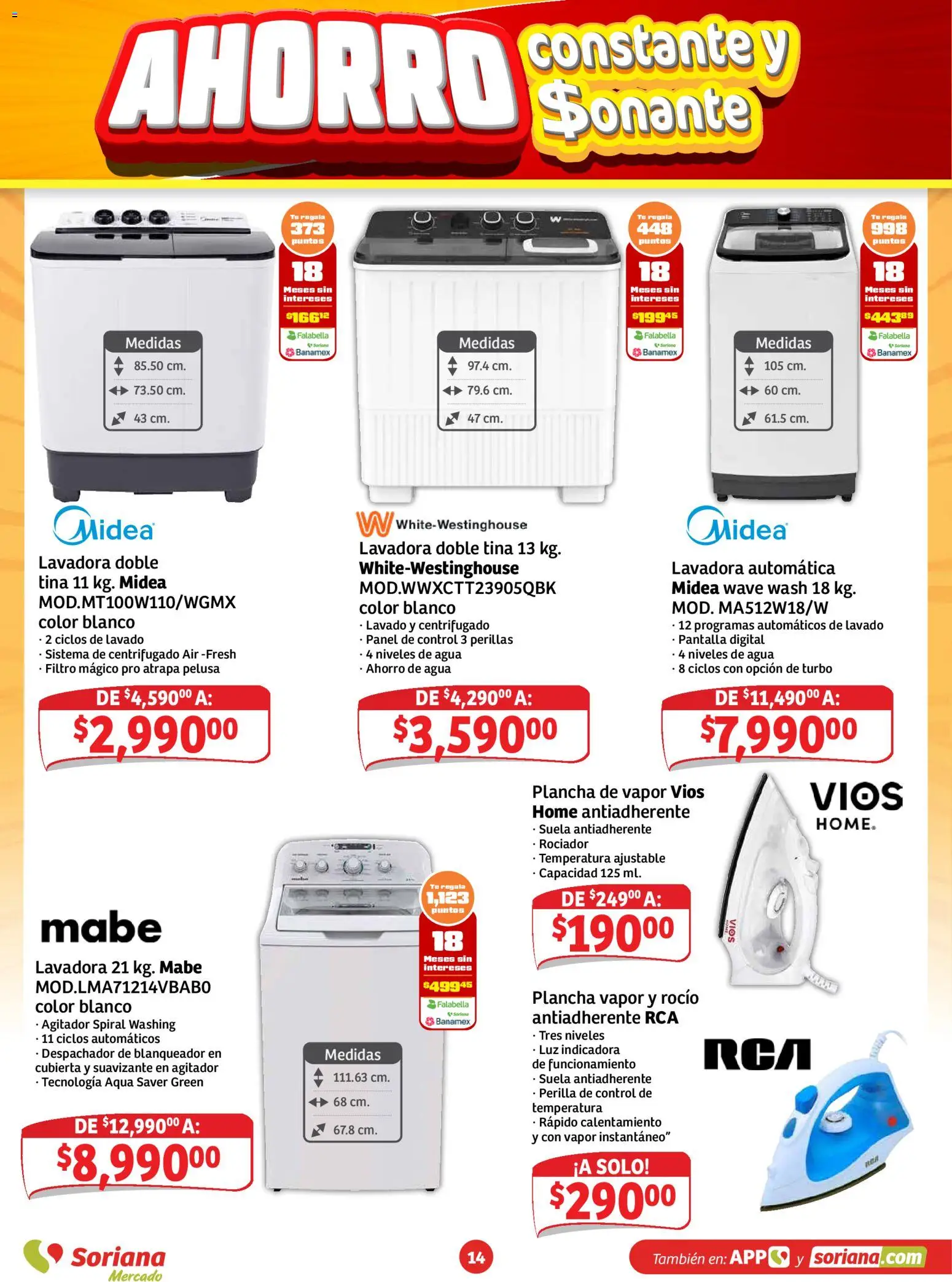 Vista previa las ofertas de la tienda Soriana - Soriana folleto Ahorro constante y sonante desde el 23/10/2026 