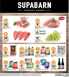 Preview of catalogue Supabarn catalogue from shop Supabarn valid 09/09/2026