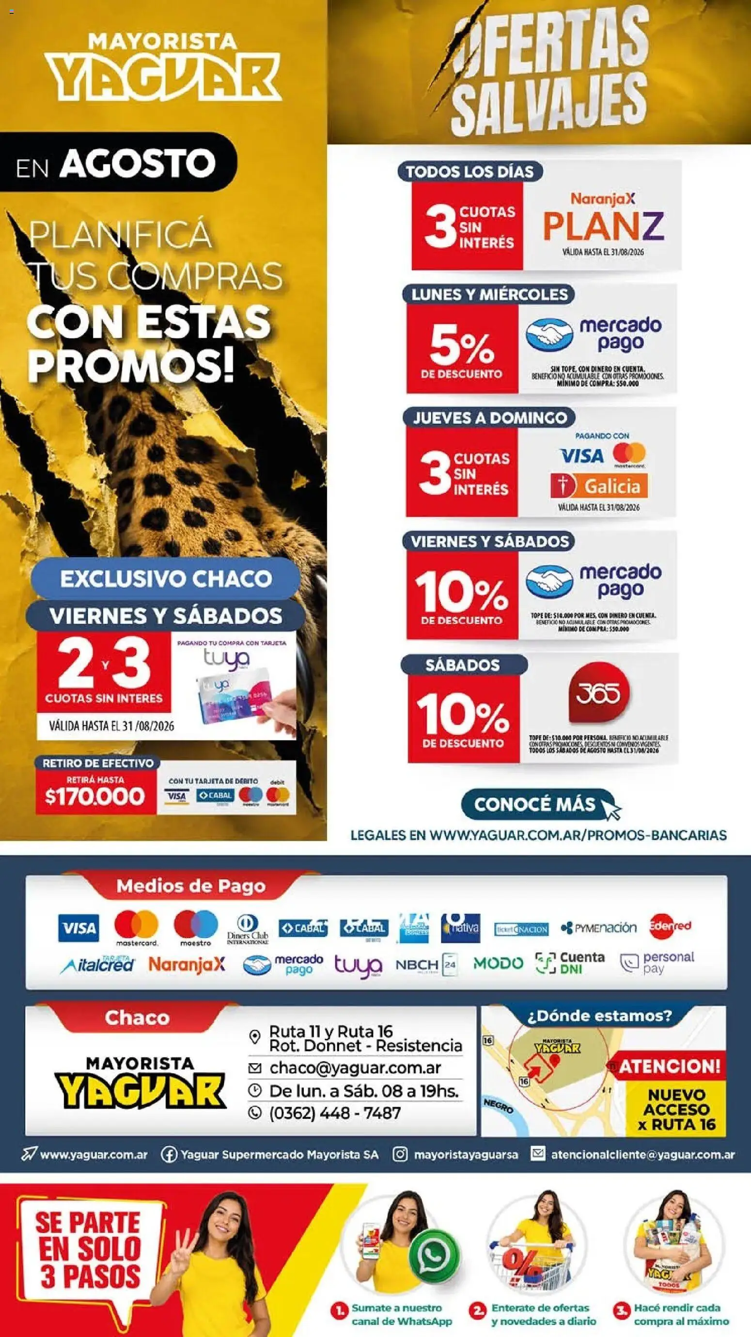 Vista previa del folleto de la tienda Yaguar válido desde el 10/08/2026 