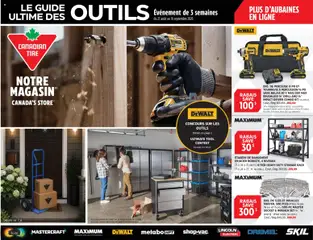 Un aperçu du dépliant Canadian Tire circulaire - Le guide ultime des outils du magasin Canadian Tire est valide à partir 27 août 2026