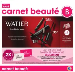 Preview of leaflet Uniprix - Carnet Beauté from shop Uniprix is valid from Jul 02, 2026