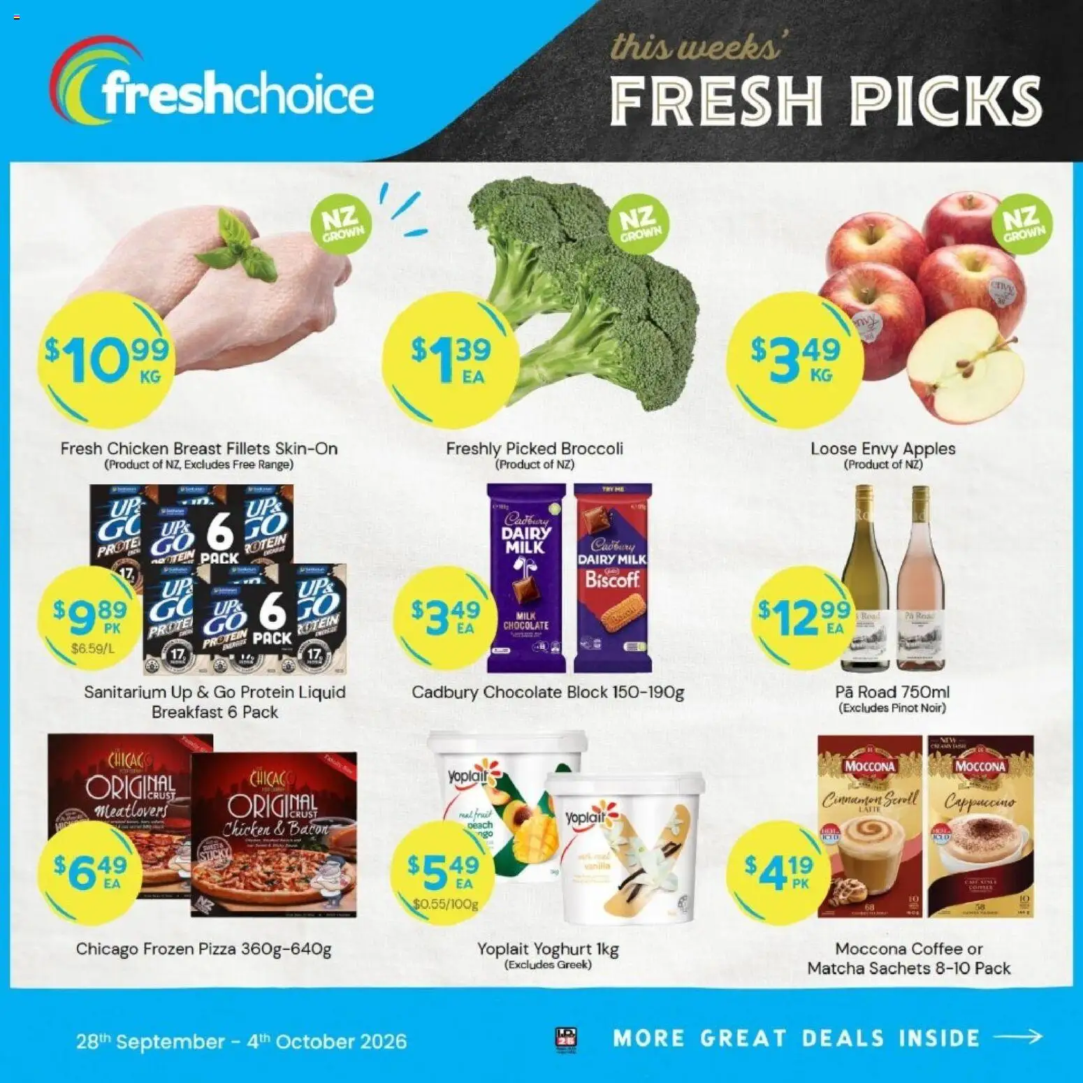 Preview of catalogue FreshChoice catalogue from shop FreshChoice valid 28 Sept 2026