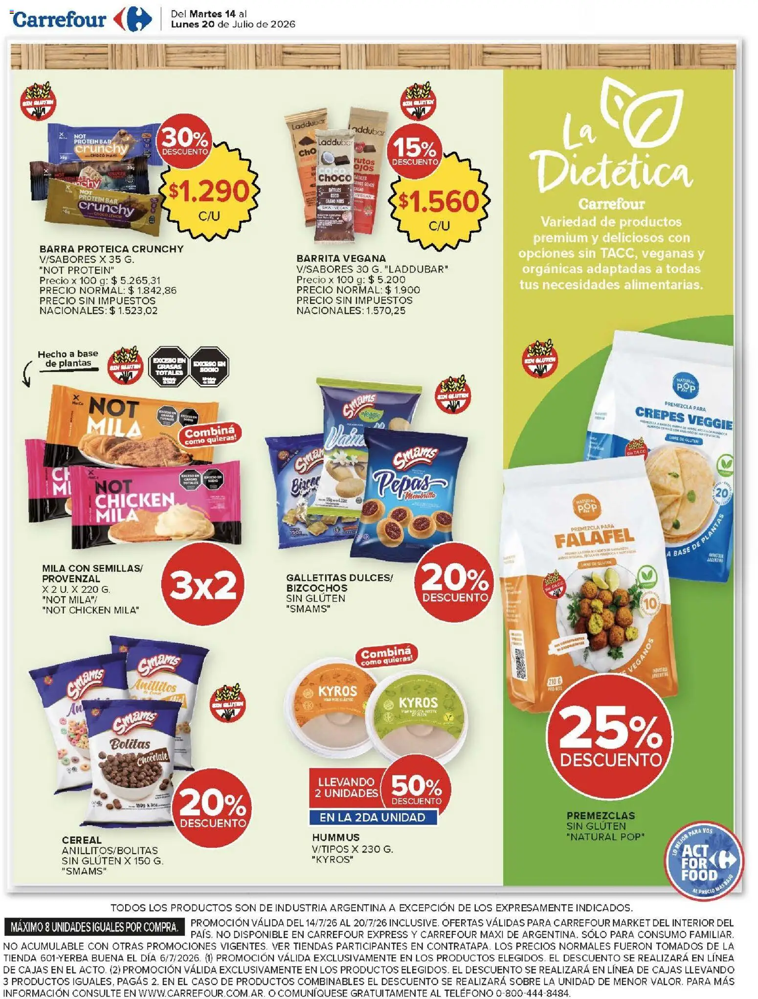 Vista previa del folleto de la tienda Carrefour válido desde el 14/07/2026 