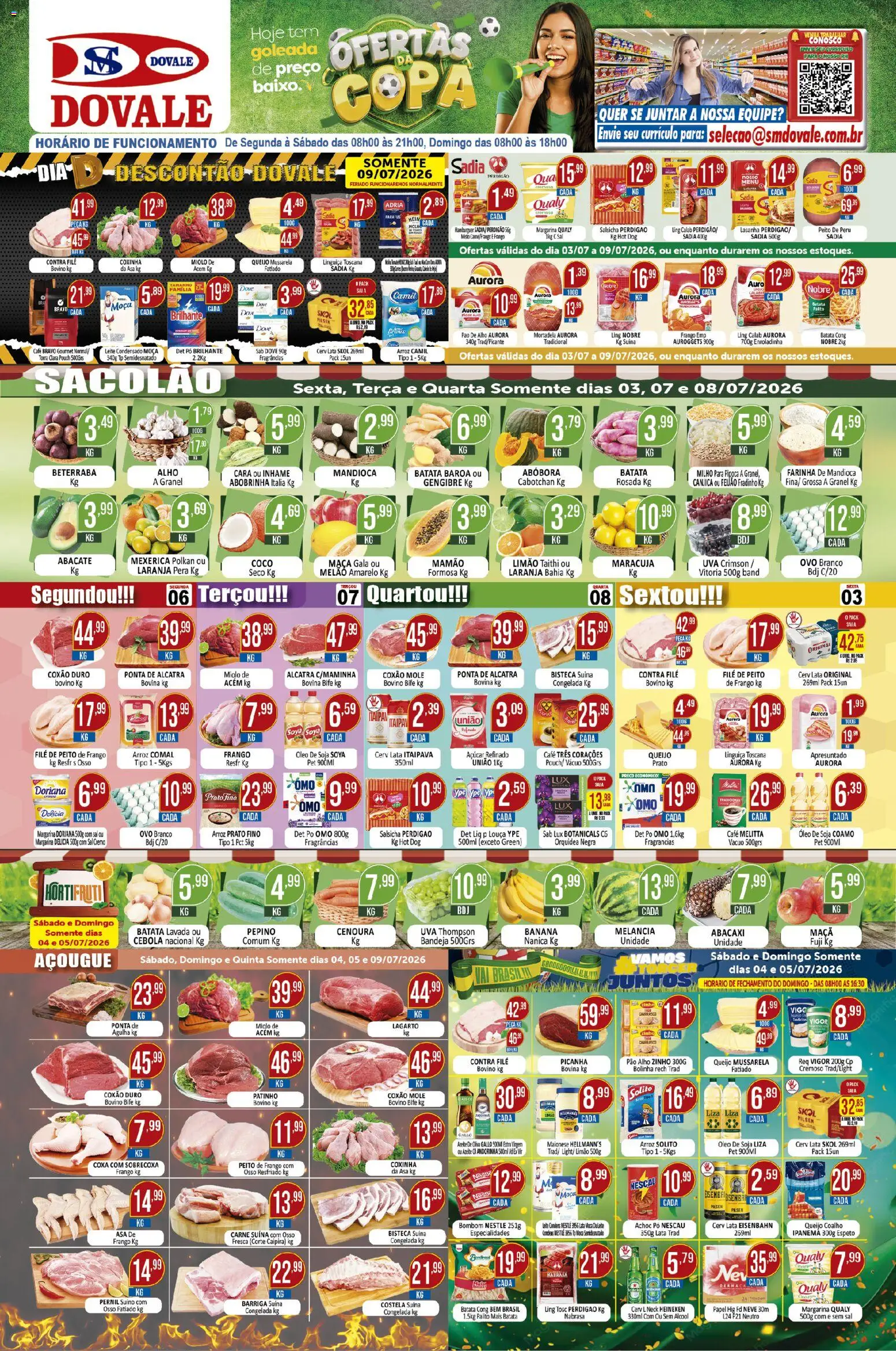 Pré-Visualização do folheto "Dovale - Ofertas da semana" da loja Dovale válido a partir de 03/07/2026