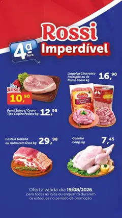 Pré-Visualização do folheto "Rossi Supermercados - Ofertas da semana" da loja Rossi Supermercados válido a partir de 19/08/2026