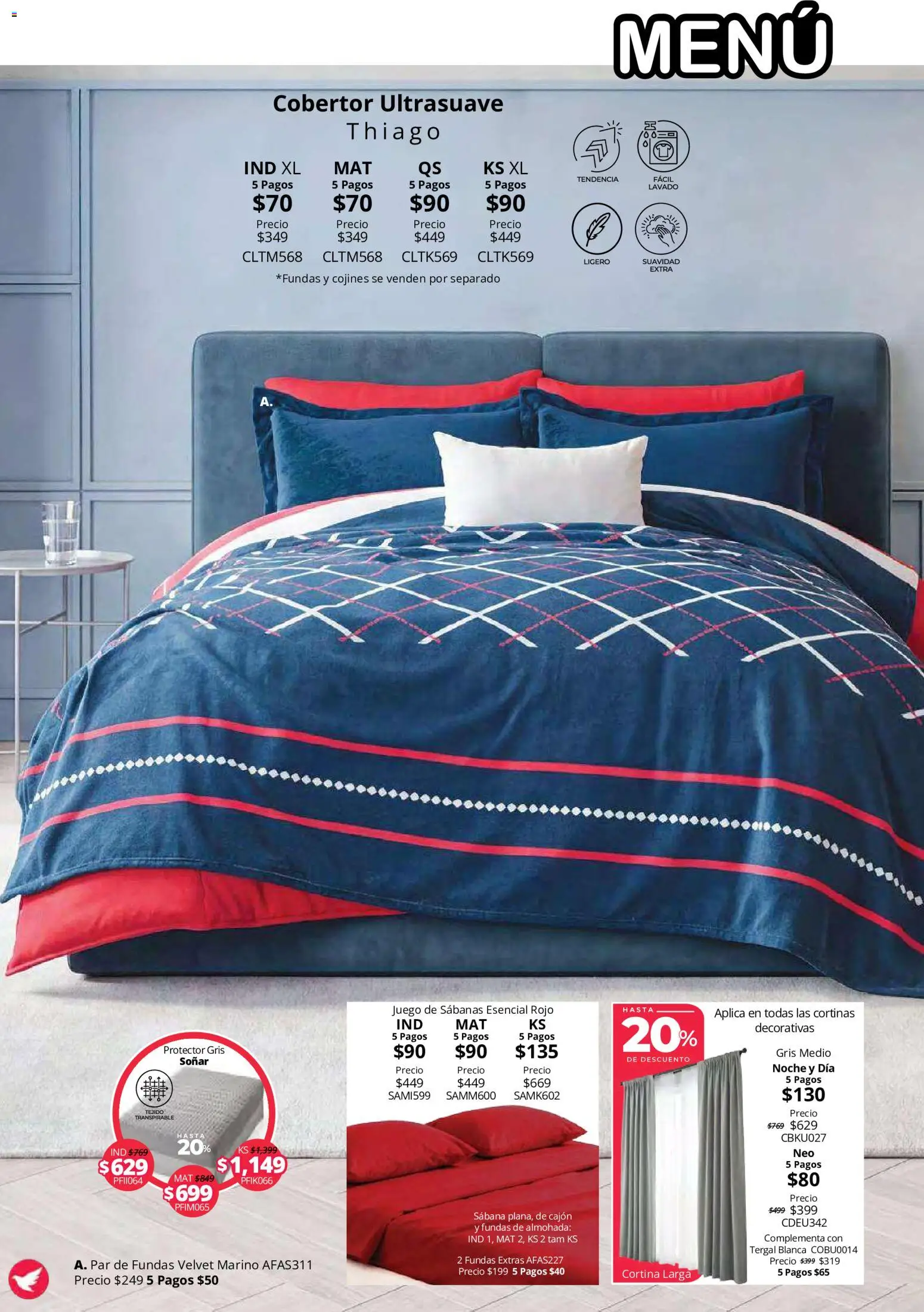Vista previa las ofertas de la tienda Colchas Concord - Colchas Concord catálogo Colección Cobertor Calor de Hogar desde el 15/10/2026 