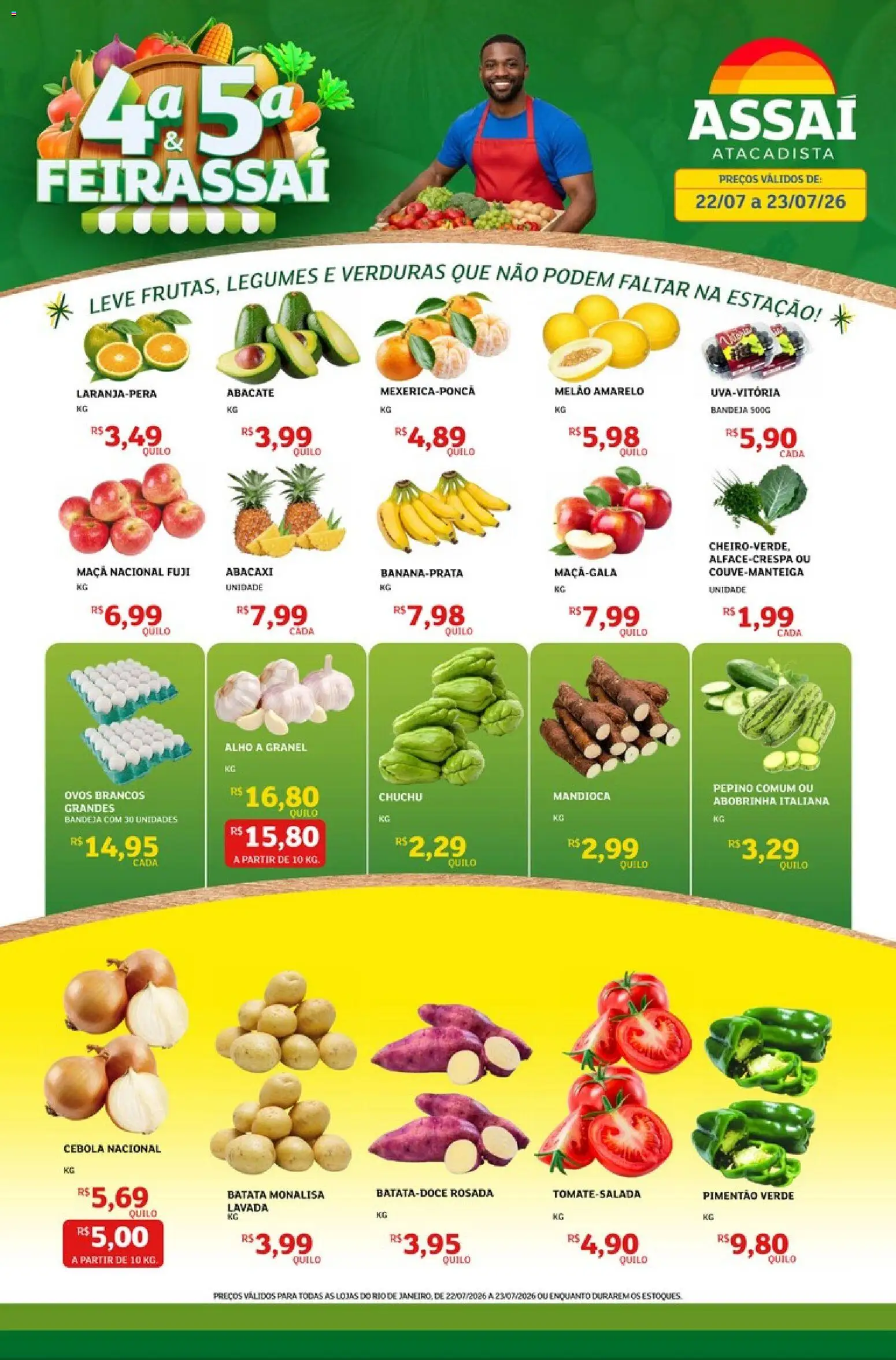 Pré-Visualização do folheto "Assaí Atacadista ofertas - RJ" da loja Assaí Atacadista válido a partir de 22/07/2026