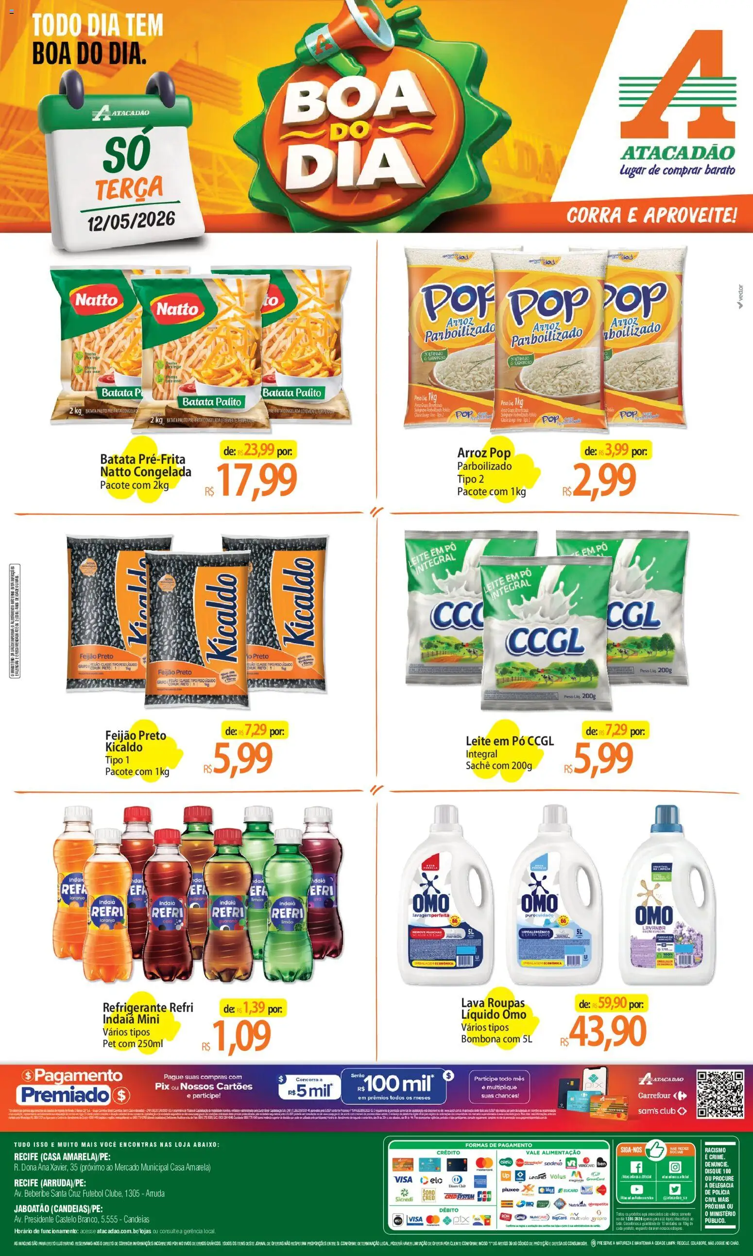 Pré-Visualização do folheto "Atacadão ofertas - PE" da loja Atacadão válido a partir de 12/05/2026
