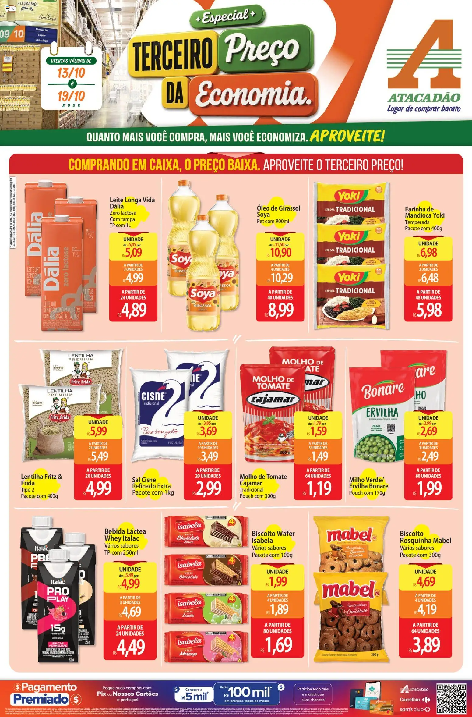 Pré-Visualização do folheto "Atacadão ofertas - RS" da loja Atacadão válido a partir de 13/10/2026