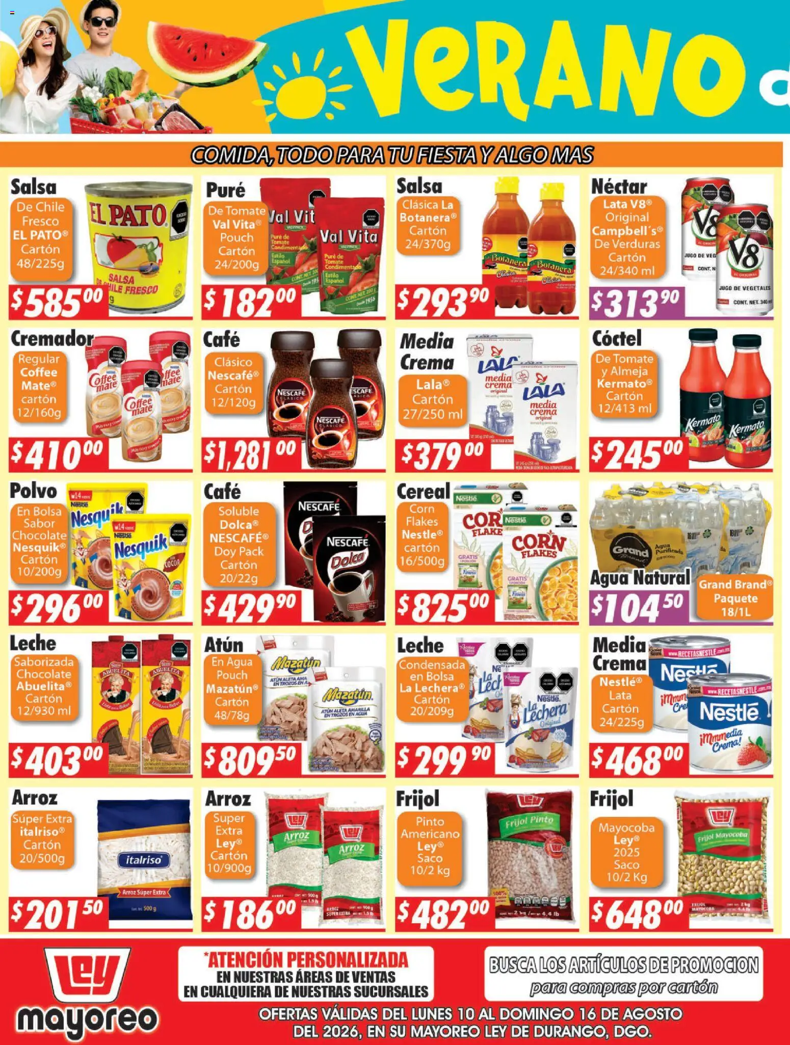 Vista previa las ofertas de la tienda Casa Ley - Casa Ley folleto Durango desde el 10/08/2026 