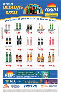 Pré-Visualização do folheto "Assaí Atacadista ofertas - PR" da loja Assaí Atacadista válido a partir de 03/08/2026
