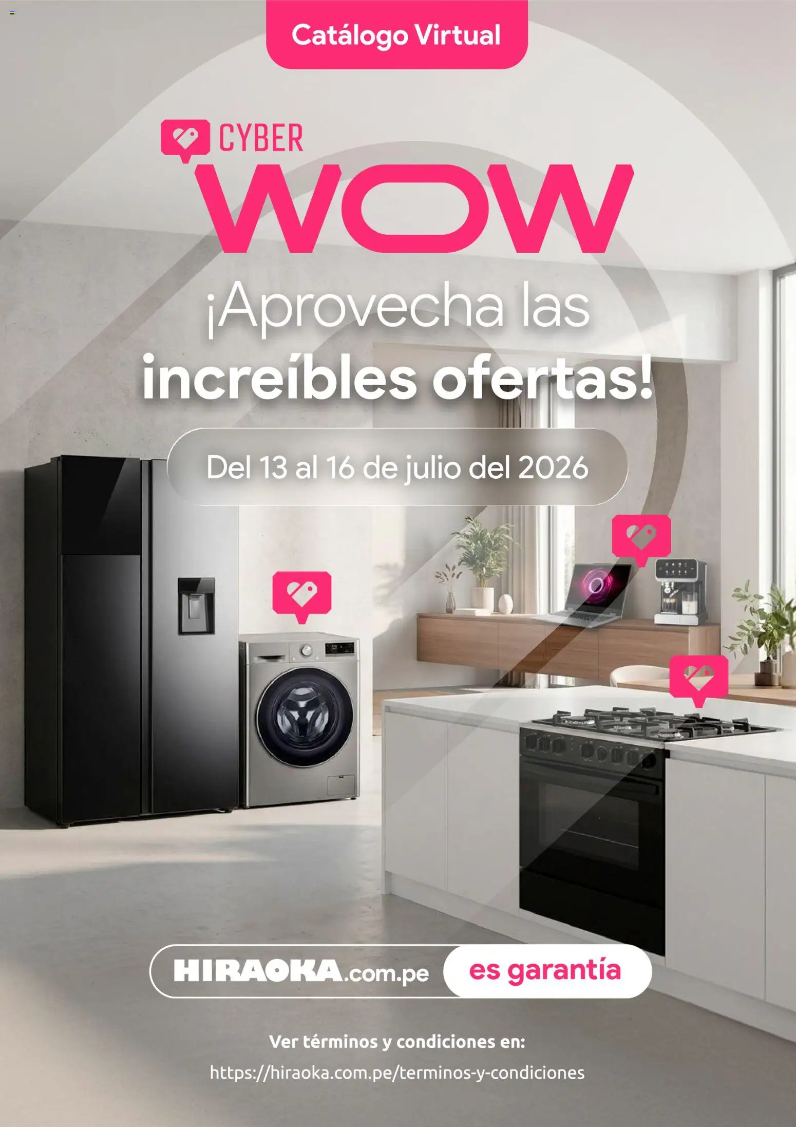 Vista previa de Hiraoka Cyber Wow II de la tienda Hiraoka válido desde 13/07/2026