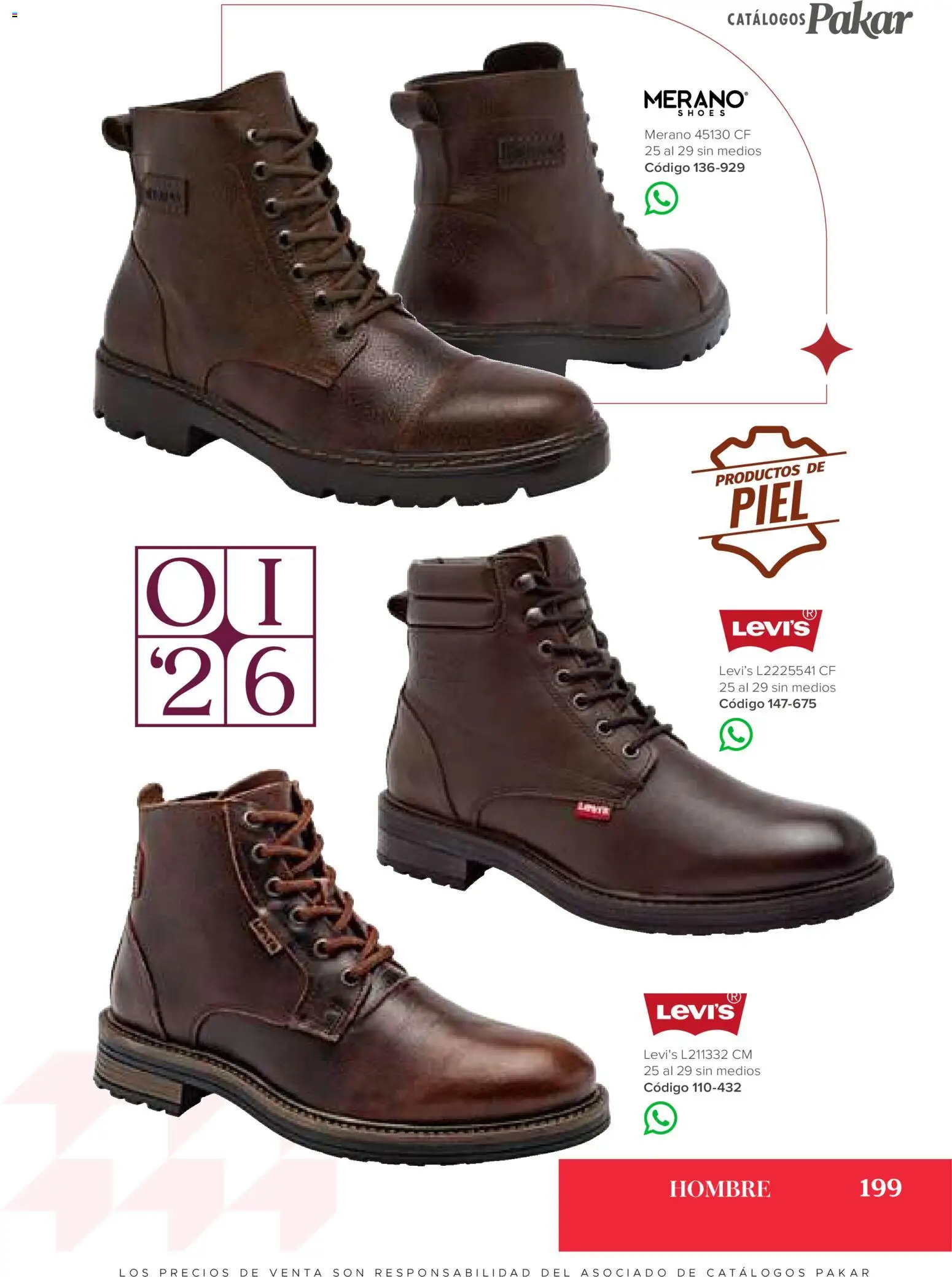 Vista previa las ofertas de la tienda SC Pakar - SC Pakar catálogo Hombre desde el 31/07/2026 