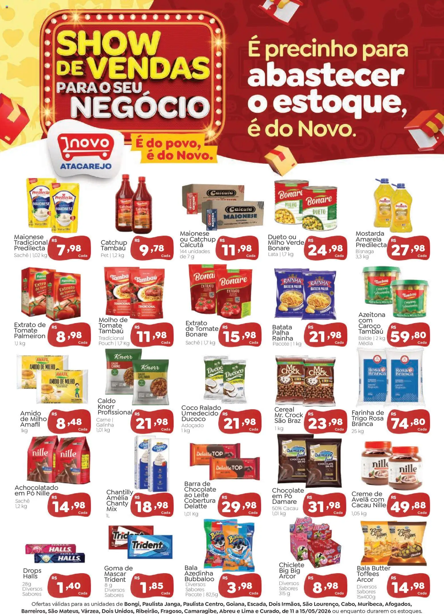 Pré-Visualização do folheto "Novo Atacarejo - Ofertas da semana" da loja Novo Atacarejo válido a partir de 11/05/2026