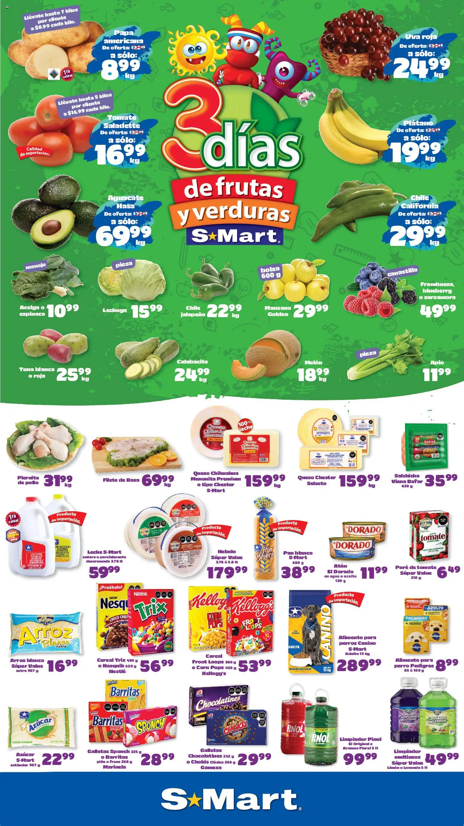 Vista previa las ofertas de la tienda S-Mart - S-Mart folleto Juárez desde el 25/08/2026 