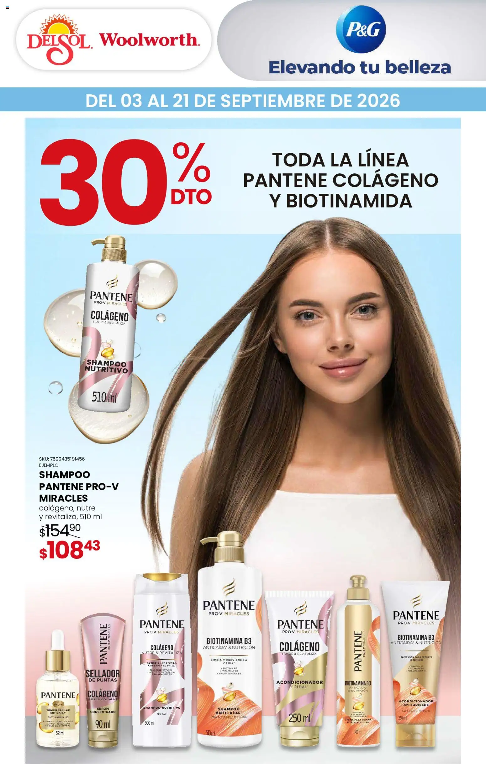 Vista previa las ofertas de la tienda Del Sol y Woolworth - Del Sol y Woolworth catálogo Beauty Days desde el 03/09/2026 