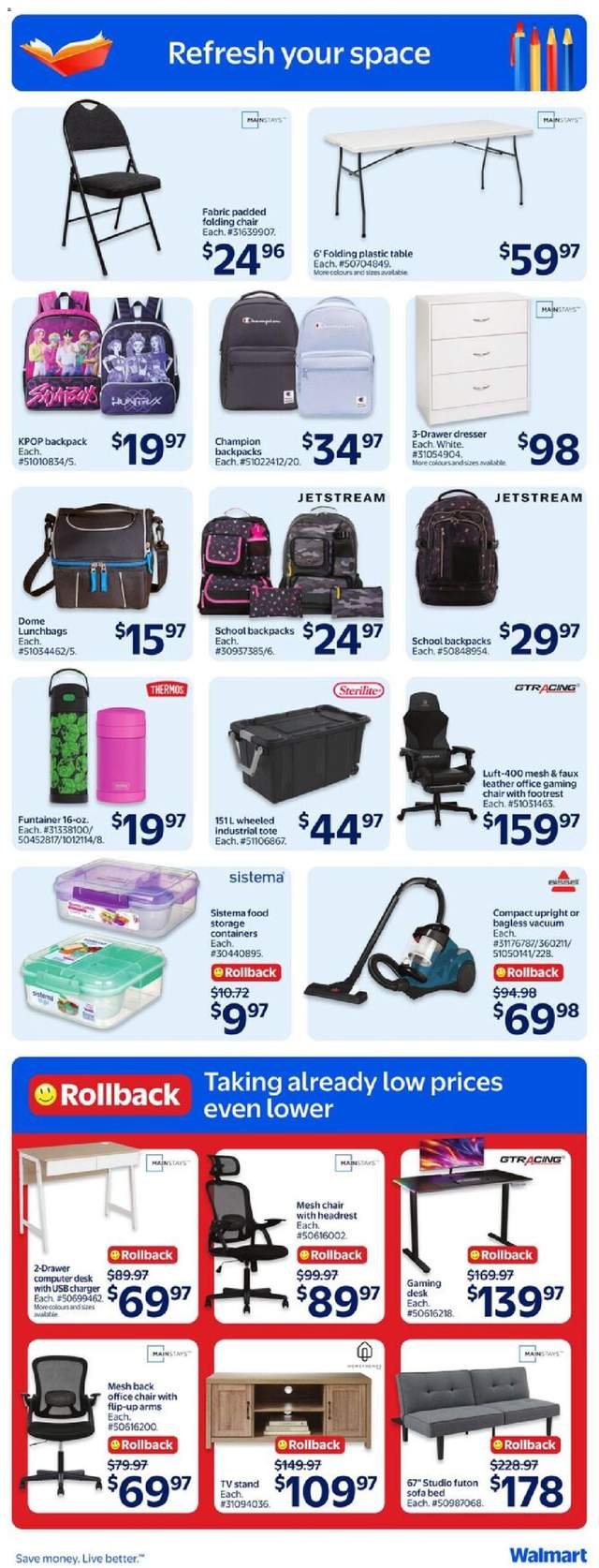 New Walmart flyer from Aug 06