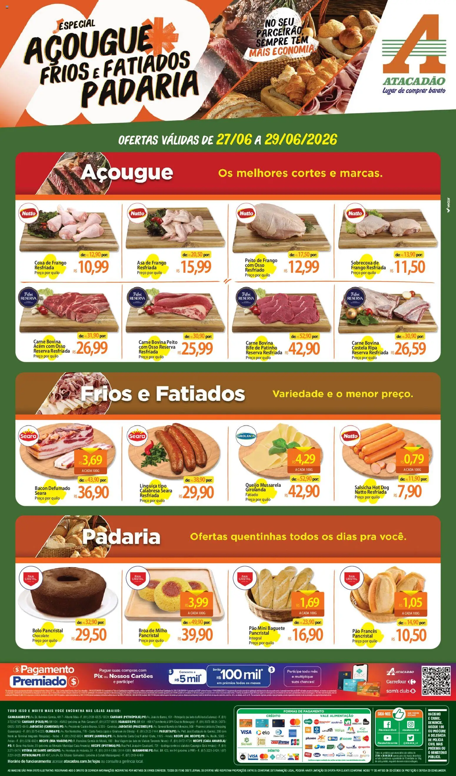 Pré-Visualização do folheto "Atacadão ofertas - PE" da loja Atacadão válido a partir de 27/06/2026