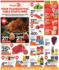 Preview of leaflet Longo's weekly flyer / circulaire from shop Longo's is valid from Oct 01, 2026