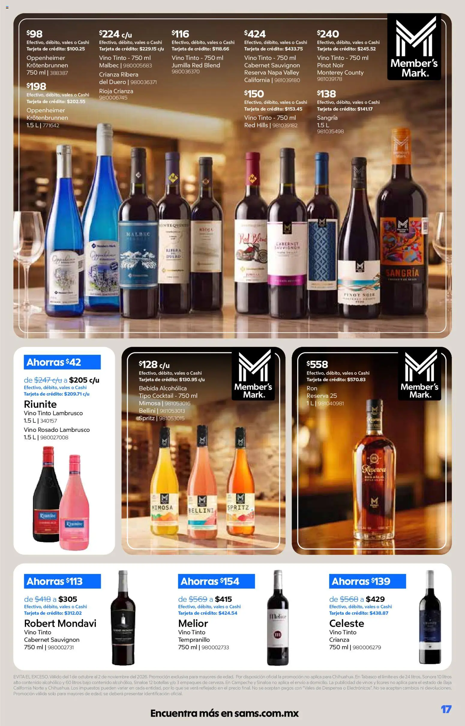 Vista previa las ofertas de la tienda Sam's Club - Sam's Club catálogo desde el 01/10/2026 