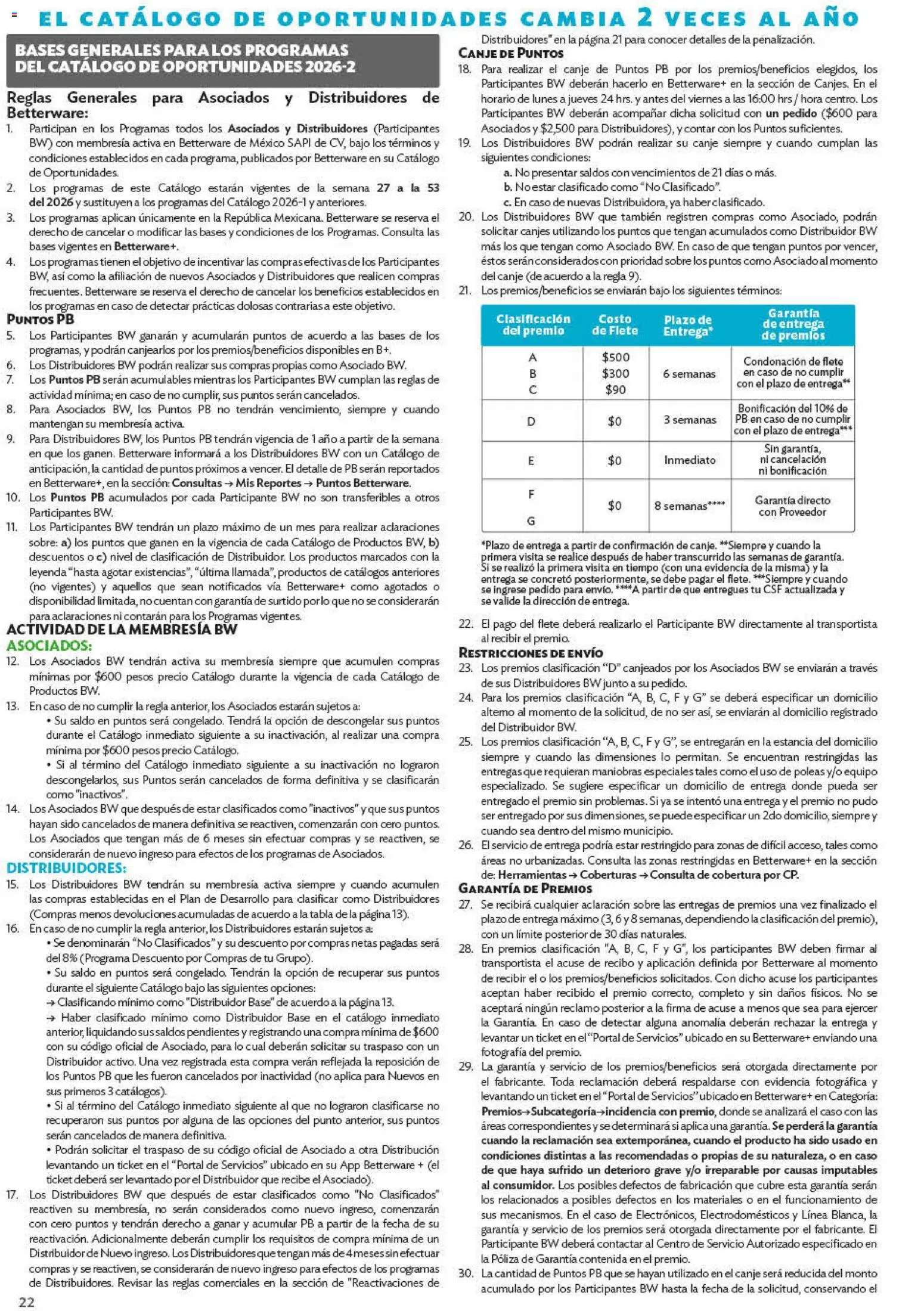 Vista previa las ofertas de la tienda Betterware - Betterware catálogo Oportunidades desde el 29/06/2026 