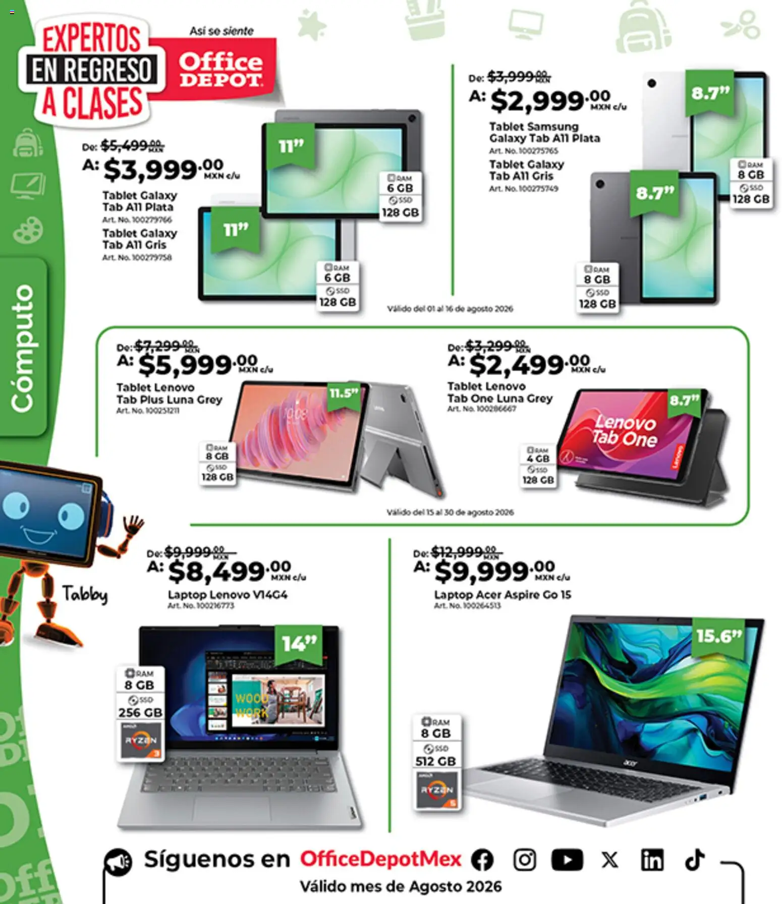 Vista previa las ofertas de la tienda Office Depot - Office Depot catálogo desde el 01/08/2026 
