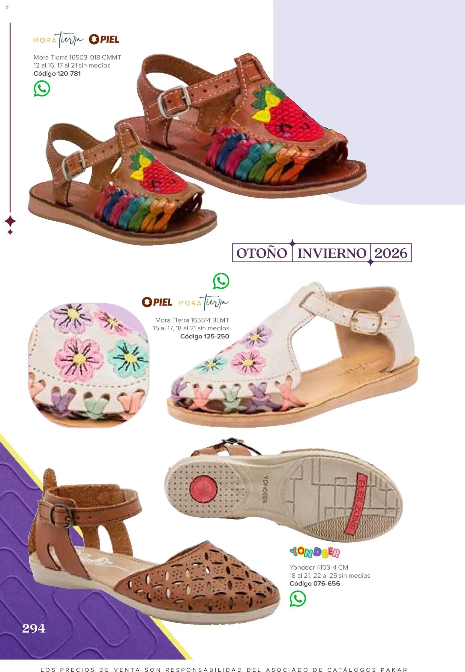 Vista previa las ofertas de la tienda SC Pakar - SC Pakar catálogo Niña desde el 31/07/2026 - Tierra