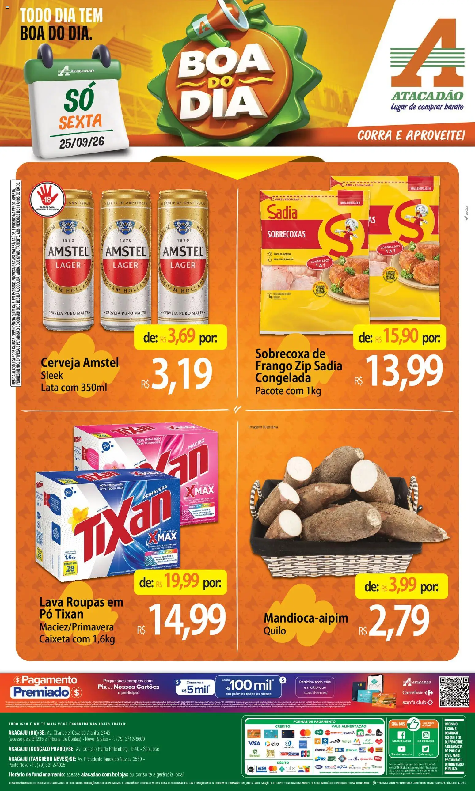 Pré-Visualização do folheto "Atacadão ofertas - SE" da loja Atacadão válido a partir de 25/09/2026