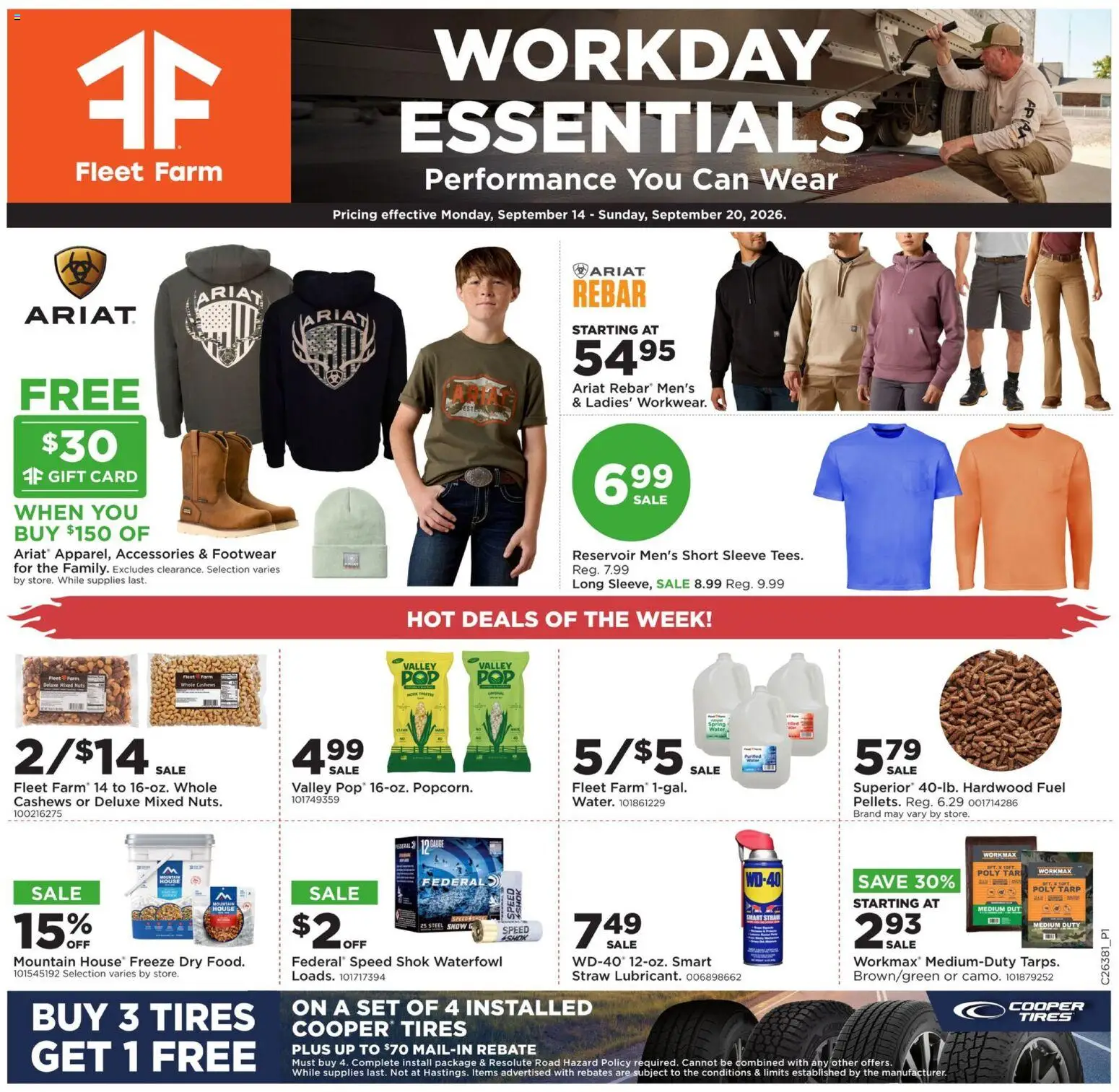 Ad Preview of Mills Fleet Farm Mills Fleet Farm Weekly Ad from 09/14/2026