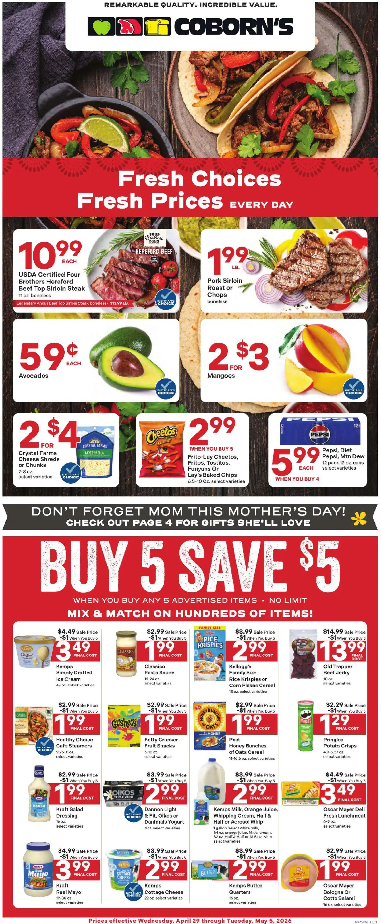 Ad Preview of Coborn's Coborn's Weekly Ad from 04/29/2026