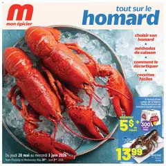 Preview of leaflet Metro circulaire - Tout sur le Homard from shop Metro is valid from May 28, 2026