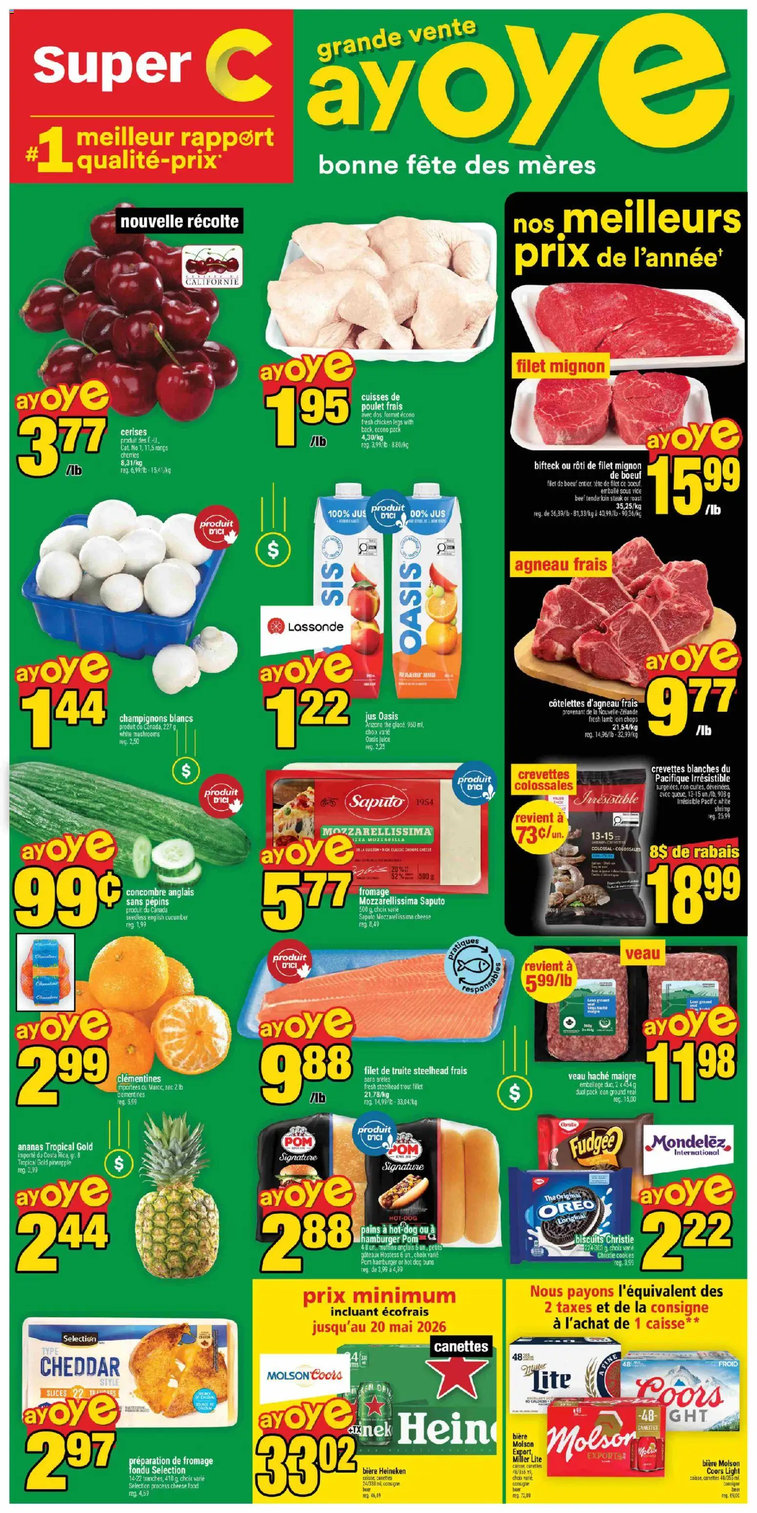 Preview of leaflet Super C weekly flyer - Chandler from shop Super C is valid from May 07, 2026