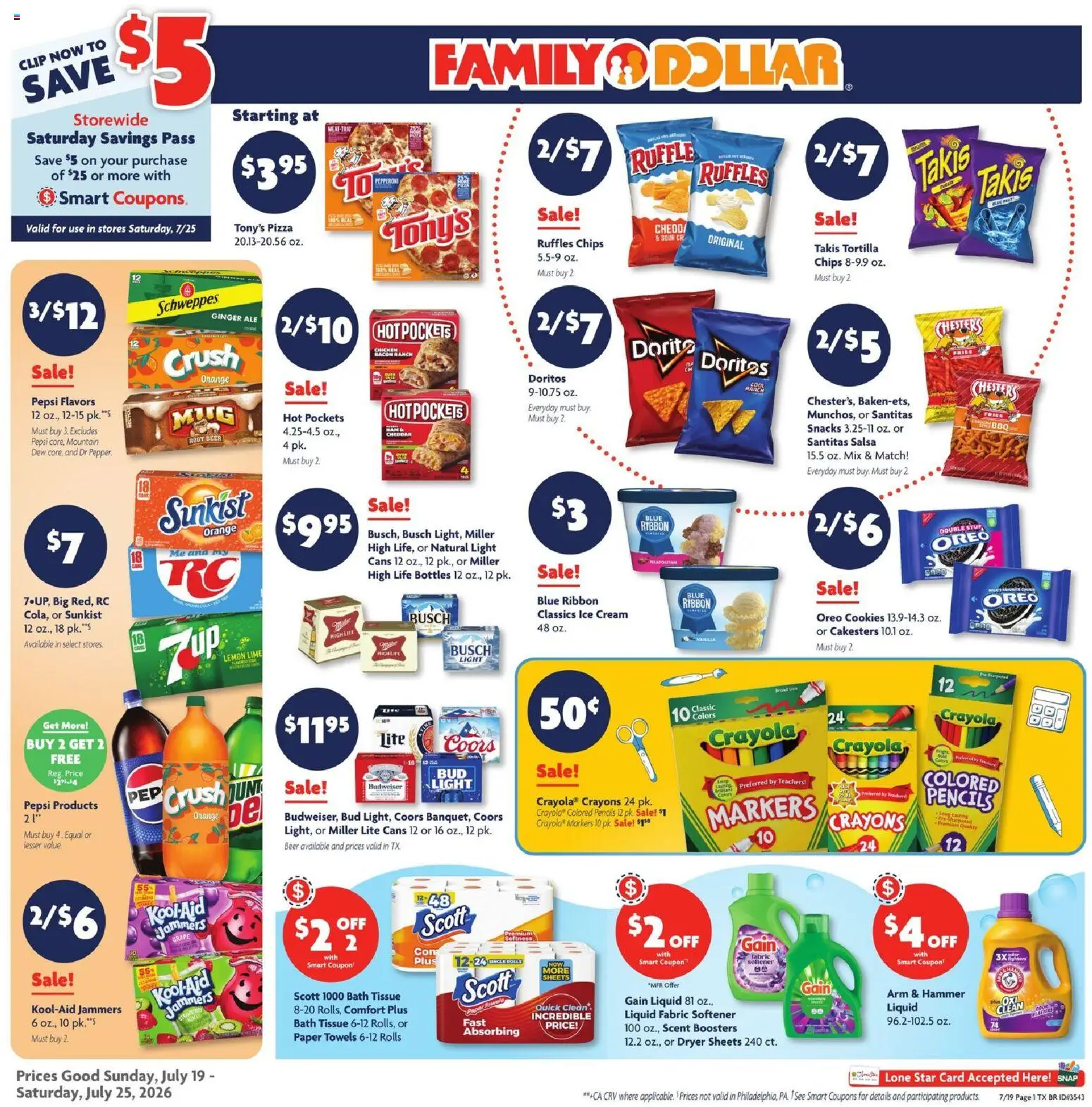 Ad Preview of Family Dollar Family Dollar Weekly Ad from 07/19/2026