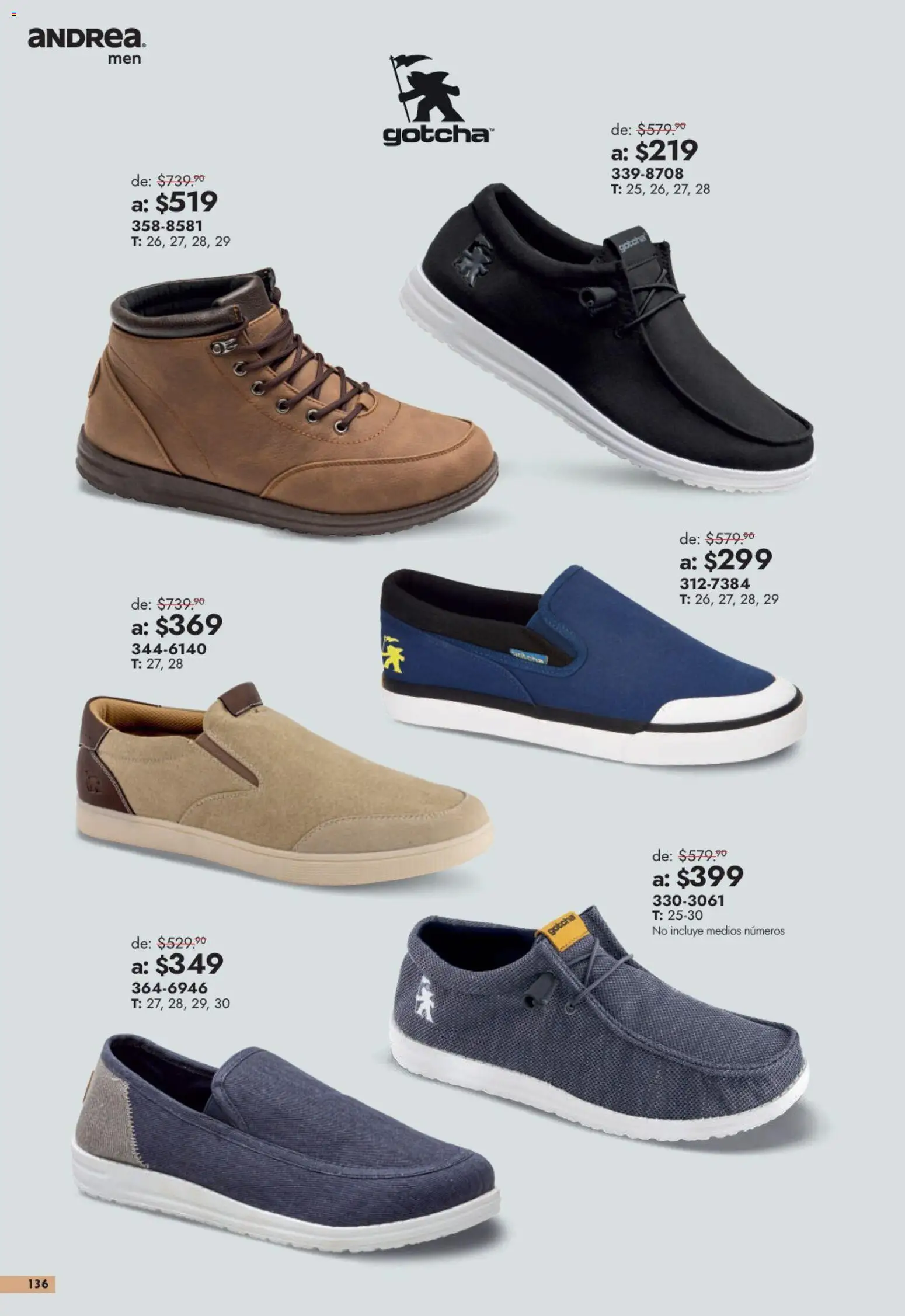 Vista previa las ofertas de la tienda Andrea - Andrea catálogo Outlet desde el 13/09/2026 