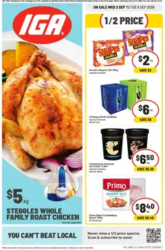 Preview of catalogue IGA catalogue Middle Park from shop IGA valid 02/09/2026