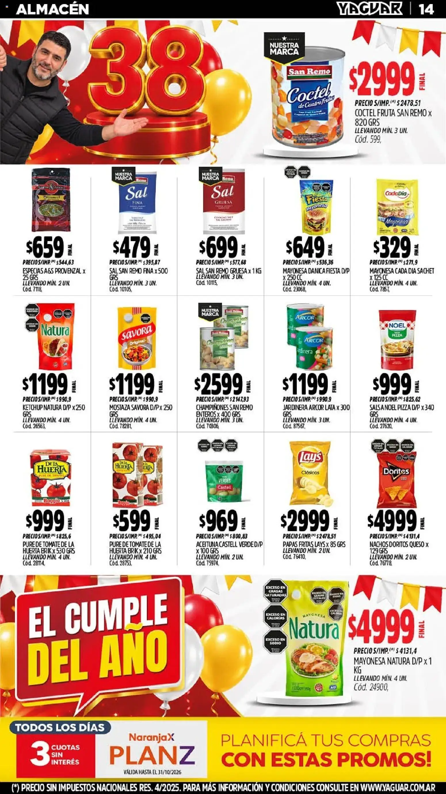 Vista previa del folleto de la tienda Yaguar válido desde el 26/10/2026 