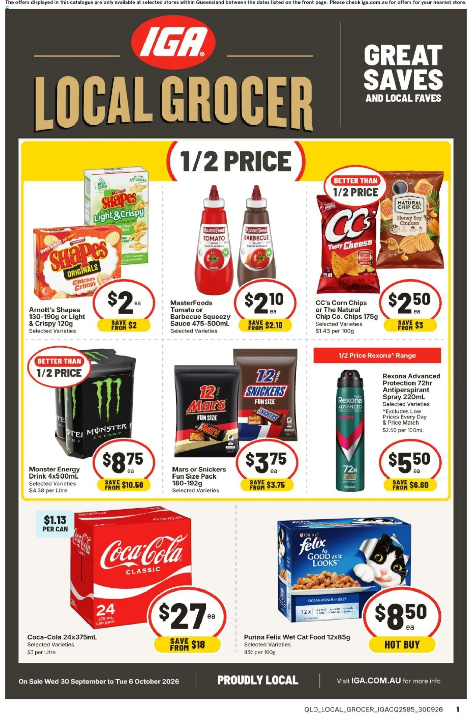 Preview of catalogue IGA catalogue Local Grocer South Brisbane from shop IGA valid 30/09/2026