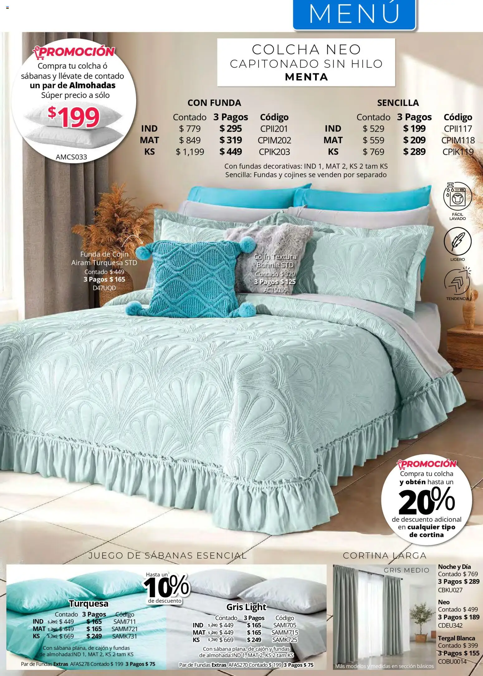 Vista previa las ofertas de la tienda Colchas Concord - Colchas Concord catálogo desde el 01/05/2026 