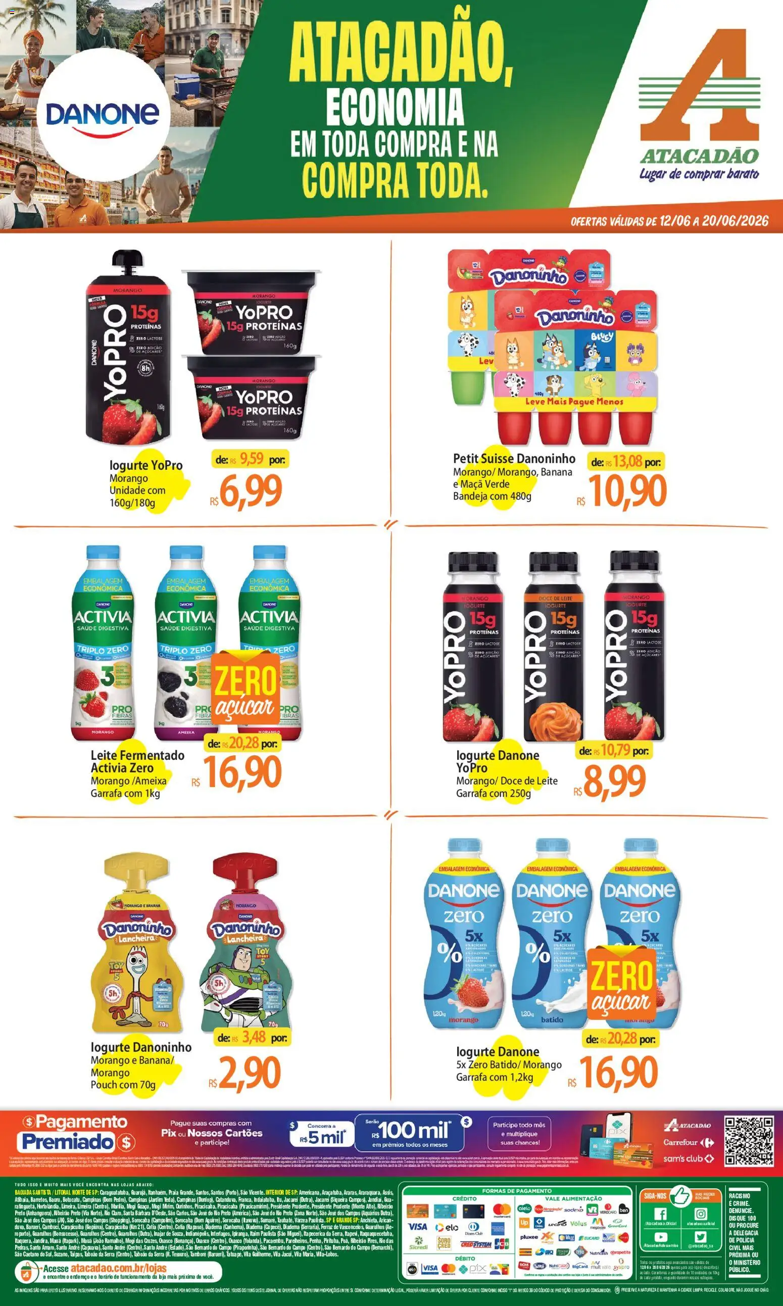 Pré-Visualização do folheto "Atacadão ofertas - SP" da loja Atacadão válido a partir de 12/06/2026