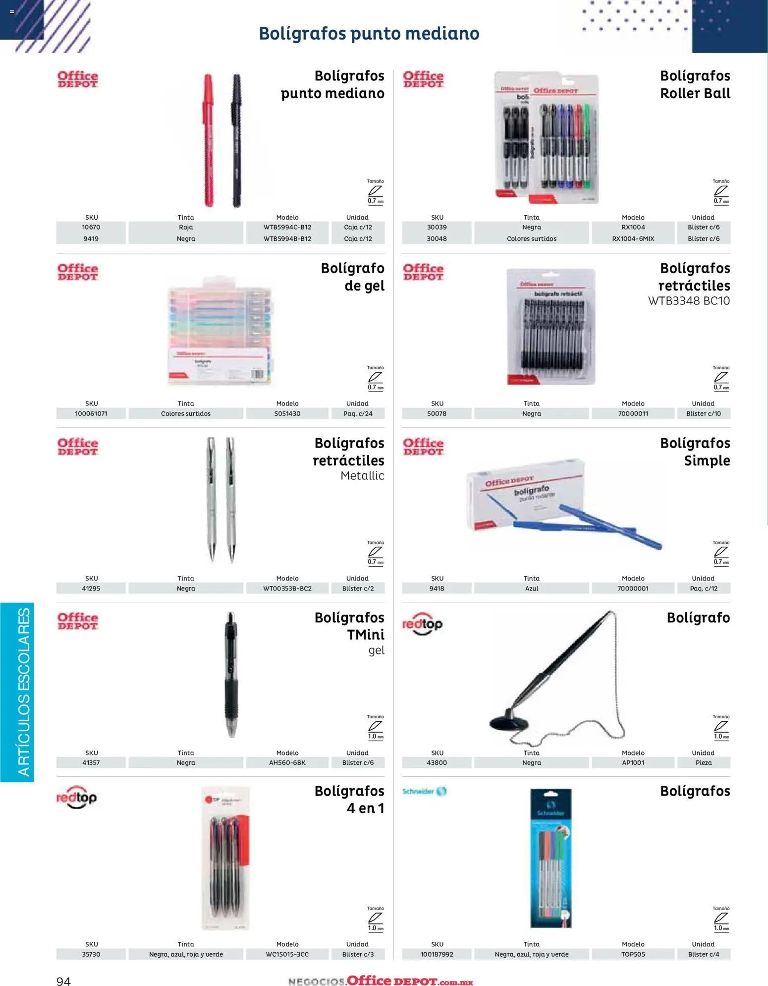 Vista previa las ofertas de la tienda Office Depot - Catálogo 2026 desde el 12/01/2026 