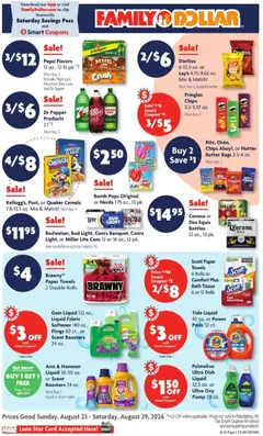 Ad Preview of Family Dollar Family Dollar Weekly Ad from 08/23/2026