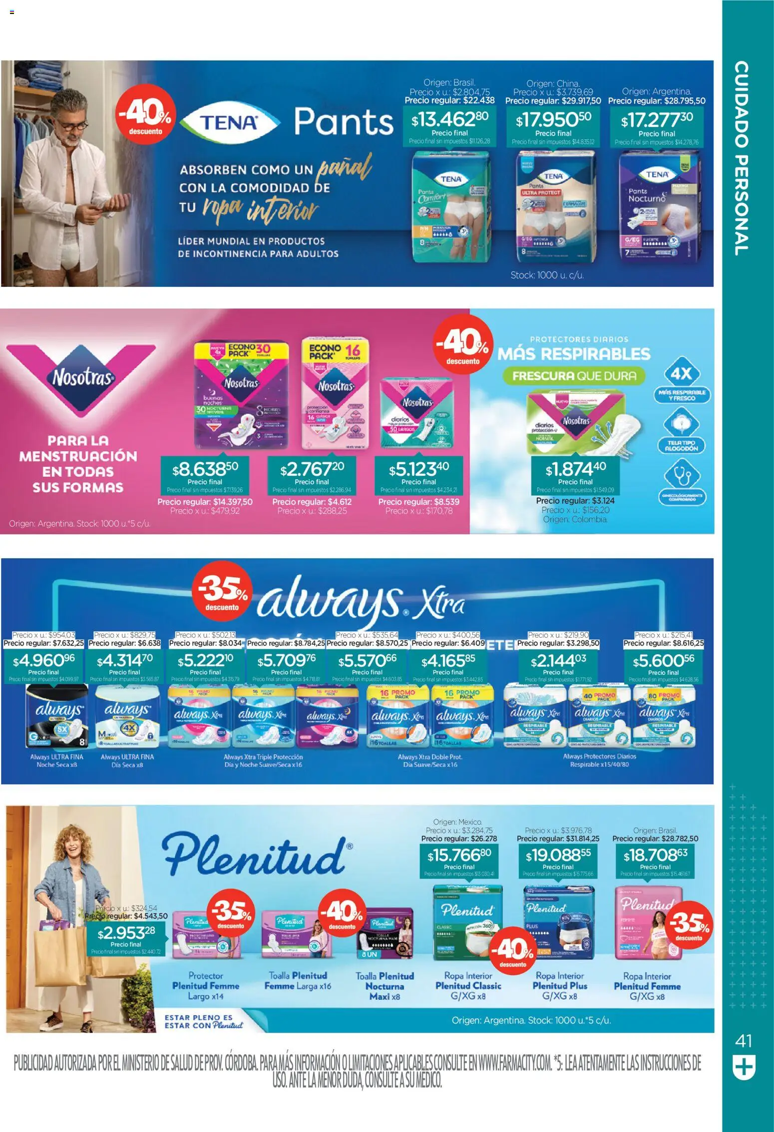 Vista previa del folleto de la tienda Farmacity válido desde el 01/09/2026 