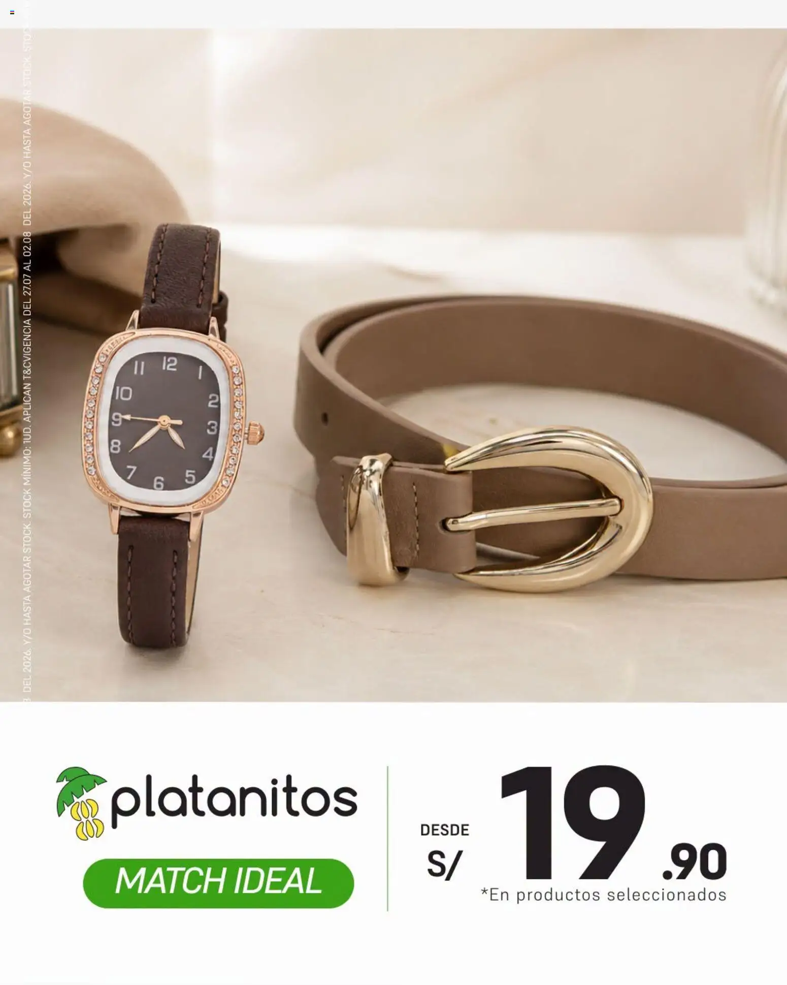 Vista previa de Catálogo Platanitos - Match Ideal de la tienda Platanitos válido desde 27/07/2026