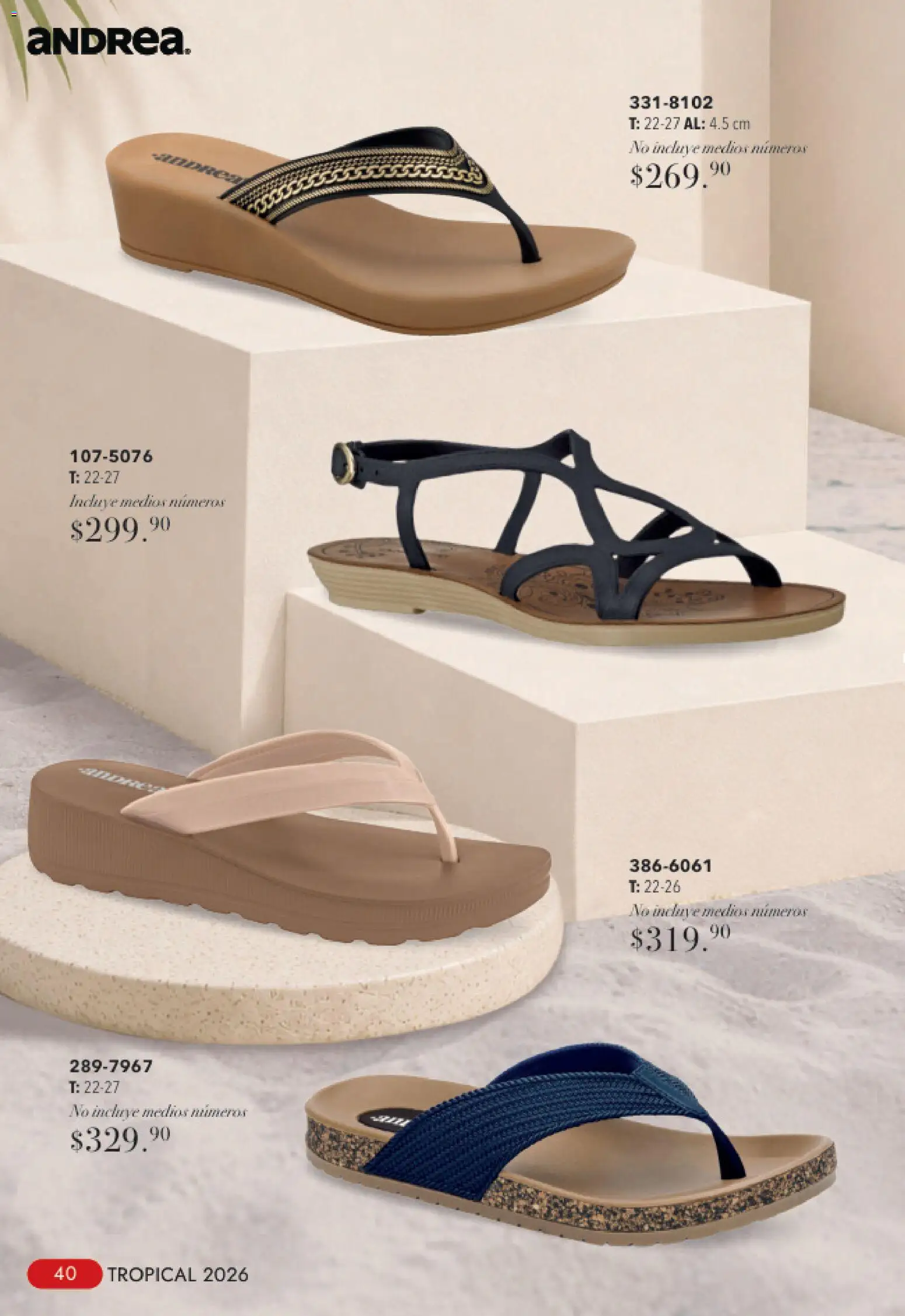 Vista previa las ofertas de la tienda Andrea - Andrea catálogo Tropical desde el 23/08/2026 
