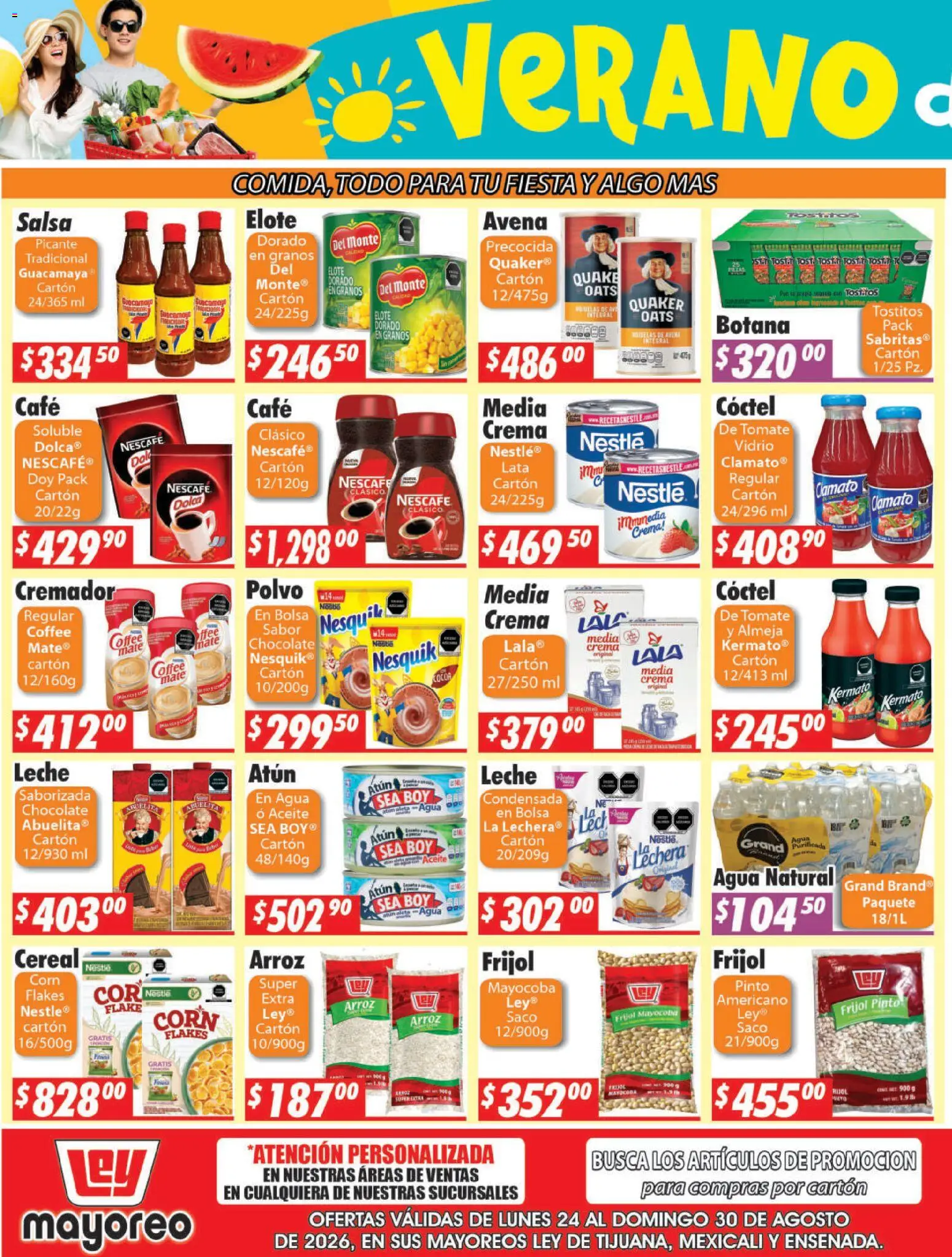 Vista previa las ofertas de la tienda Casa Ley - Casa Ley folleto Frontera desde el 24/08/2026 