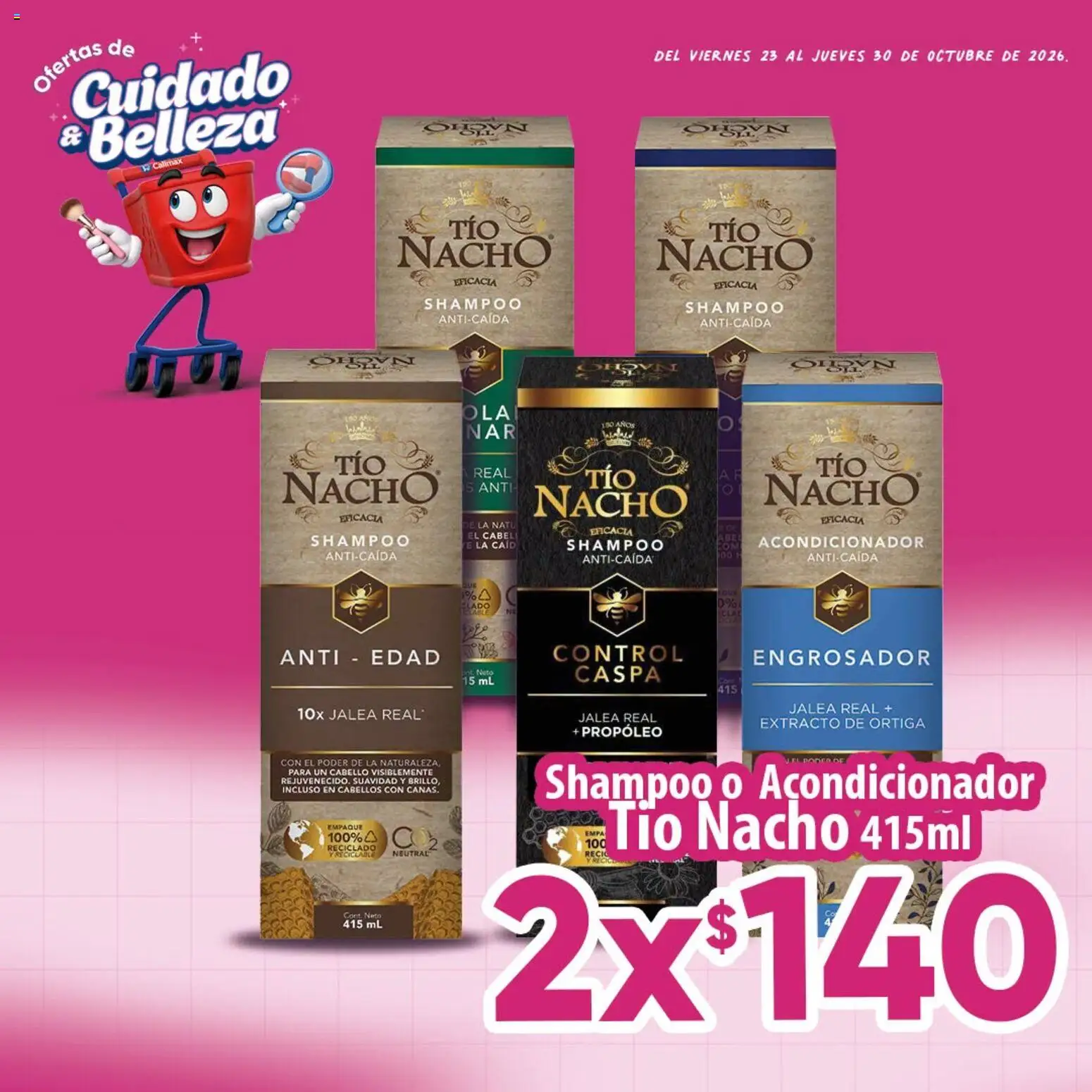 Vista previa las ofertas de la tienda Calimax - Calimax folleto Cuidado & Belleza desde el 23/10/2026 