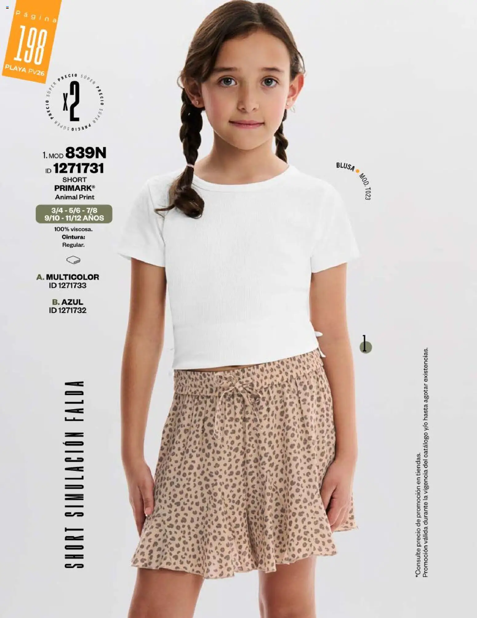 Vista previa las ofertas de la tienda Price Shoes - Catálogo Playa desde el 13/02/2026 - Short, Blusa, Falda