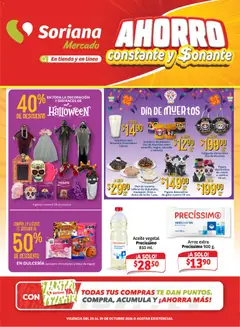 Vista previa las ofertas de la tienda Soriana - Soriana folleto Ahorro constante y sonante Mercado desde el 23/10/2026 