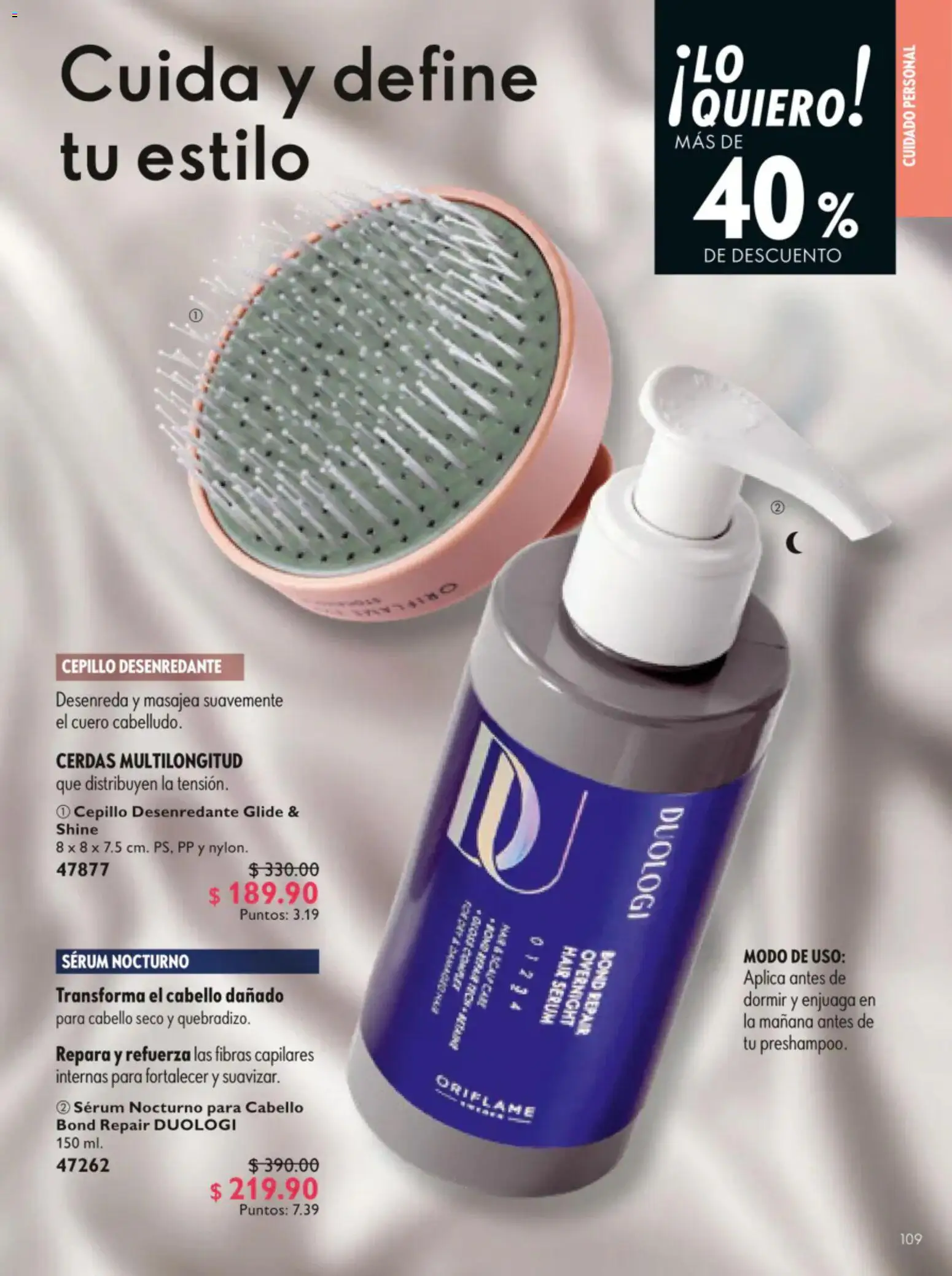Vista previa las ofertas de la tienda Oriflame - Oriflame campaña 9 2026 desde el 20/06/2026 - Serum, Cepillo