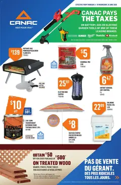 Un aperçu du dépliant Canac weekly flyer du magasin Canac est valide à partir 4 juin 2026